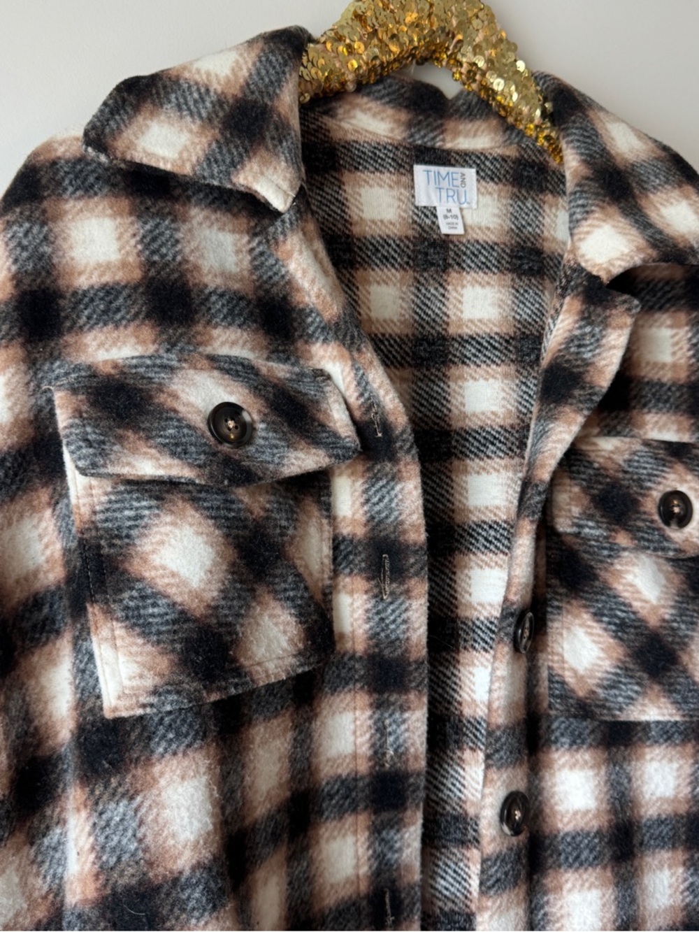 Plaid shacket - Picture 2 of 2